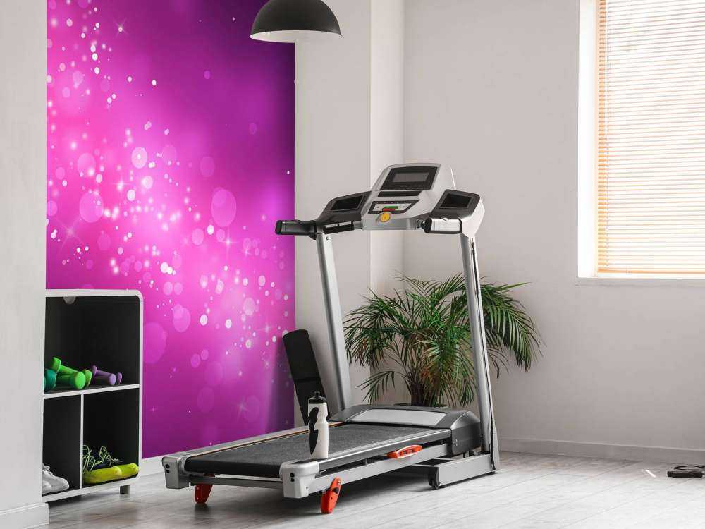 Pink glitter glitters