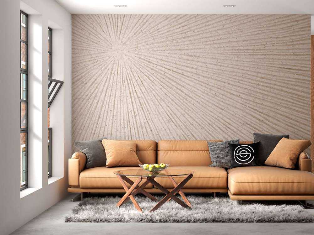 Structure with lines sun linen