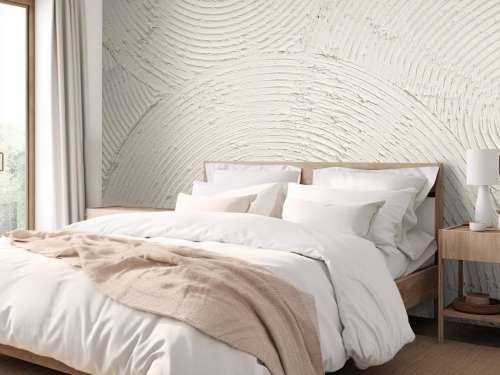 Zen circles in linen