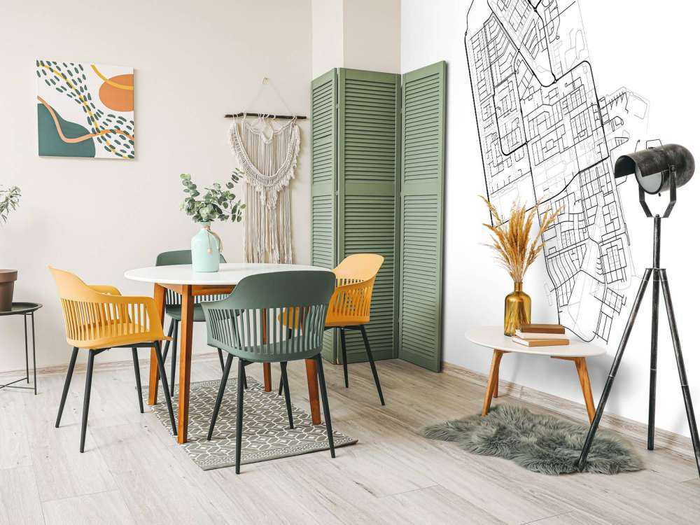 Plattegrond van Zeewolde, wit 