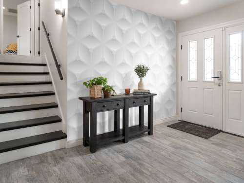 White 3D pattern