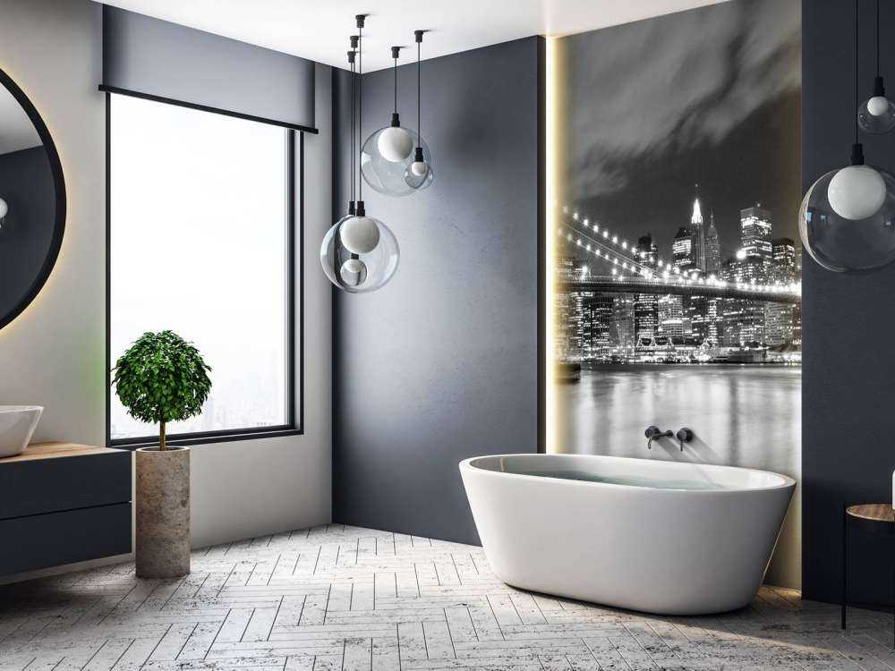 Brooklyn Bridge in zwart-wit