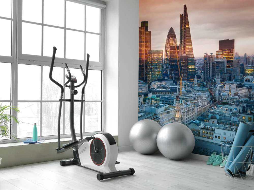 De skyline van Londen