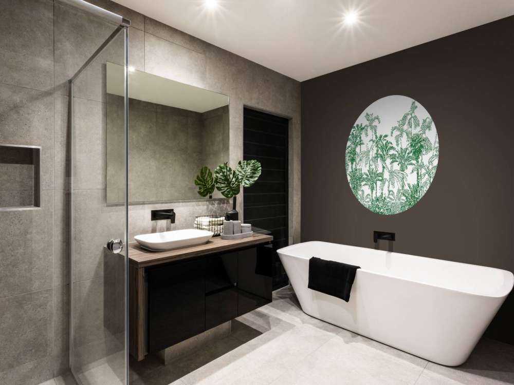 Green jungle illustration