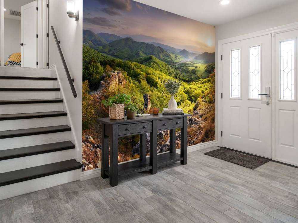 Mountain landscape in spring