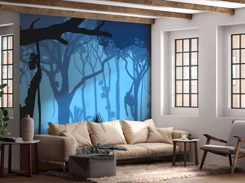 Monkeys in the jungle