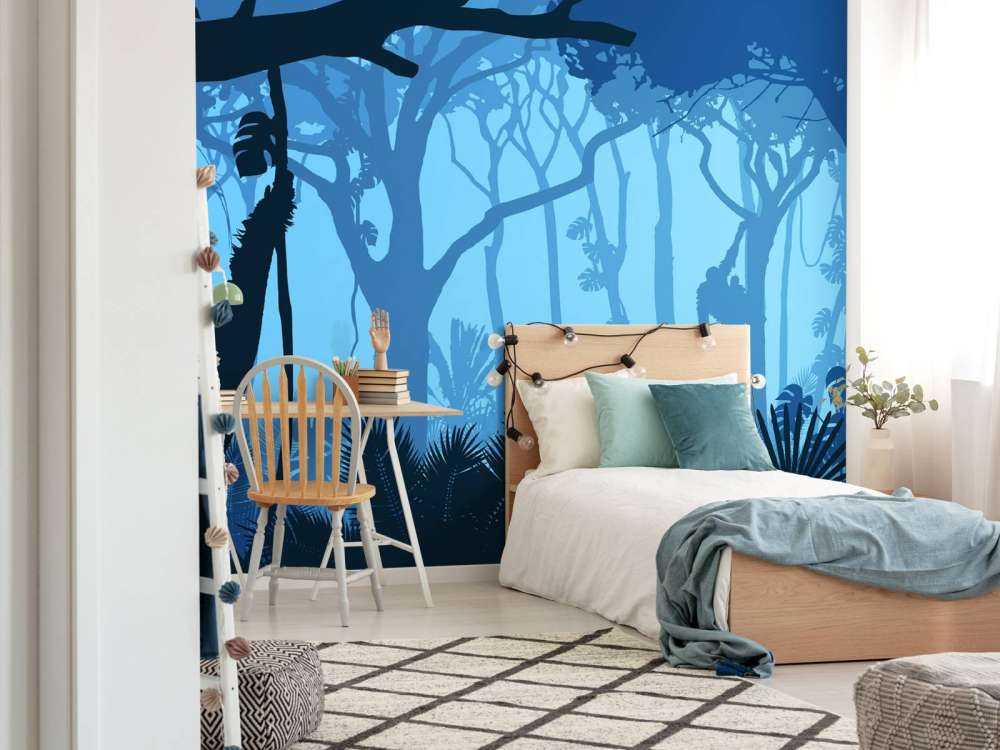 Monkeys in the jungle