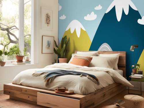 Coloured mountains