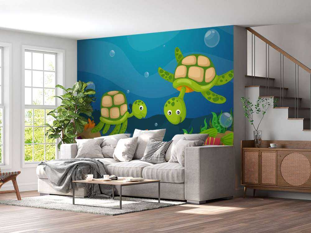 Onderwaterleven ontwerp voor kinderen