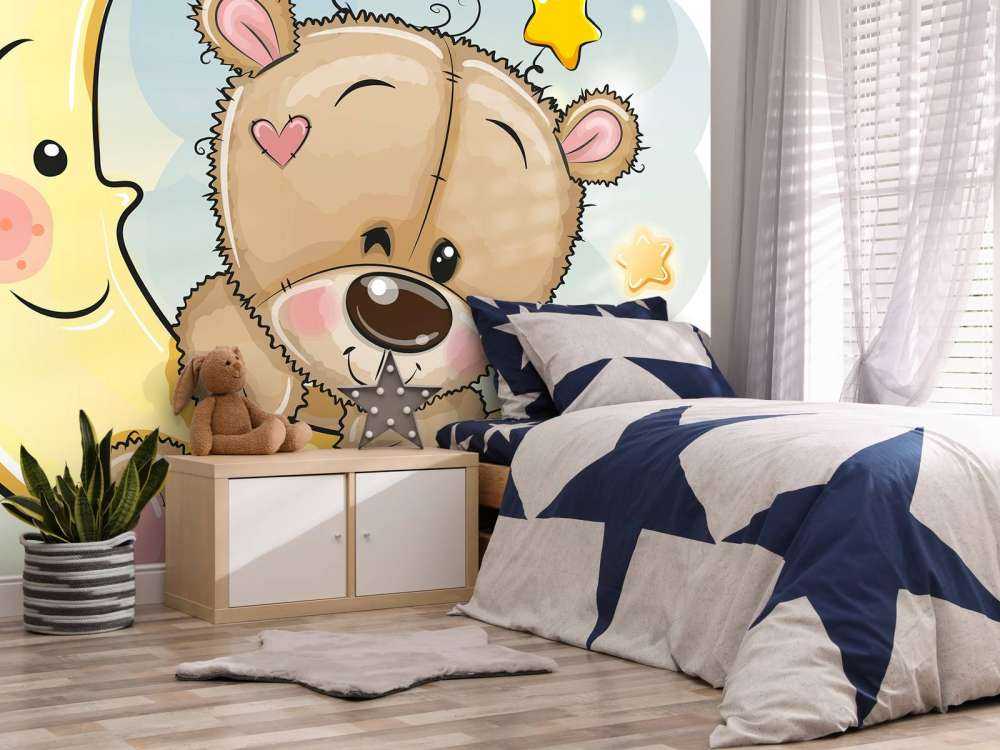 Teddybeer met de maan