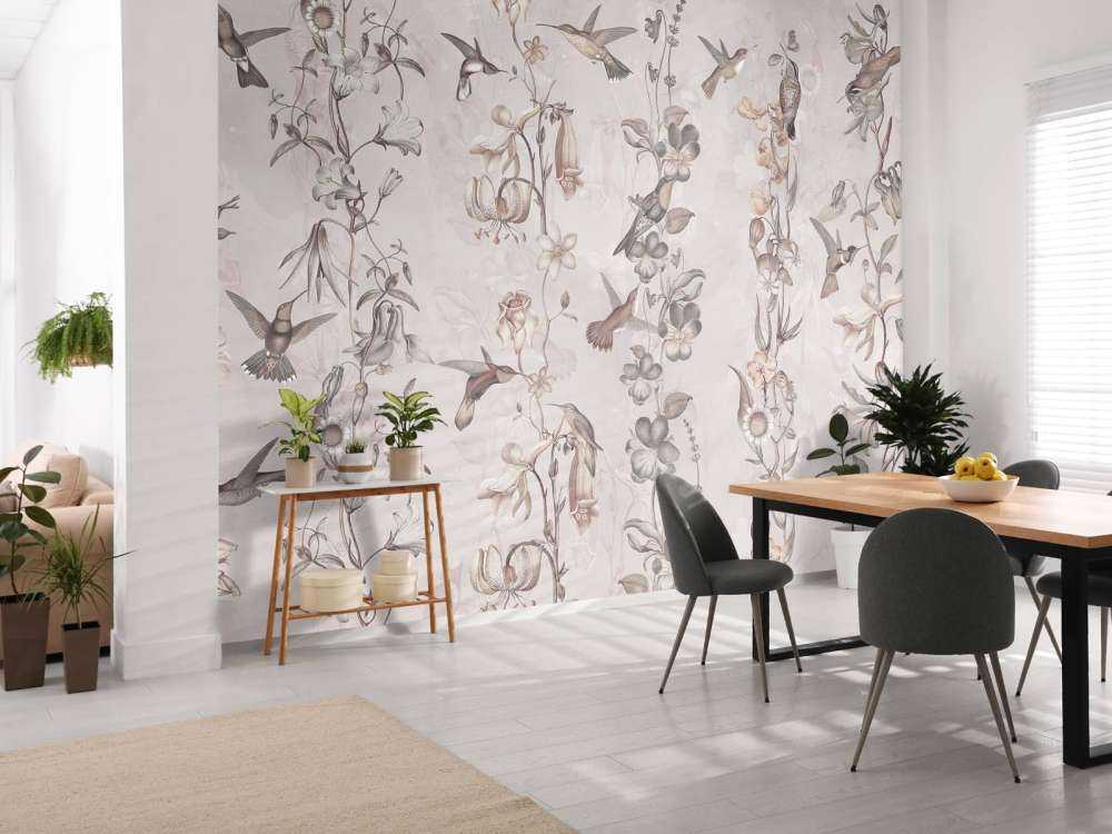 Meadow and Garden Flowers Light Yellow