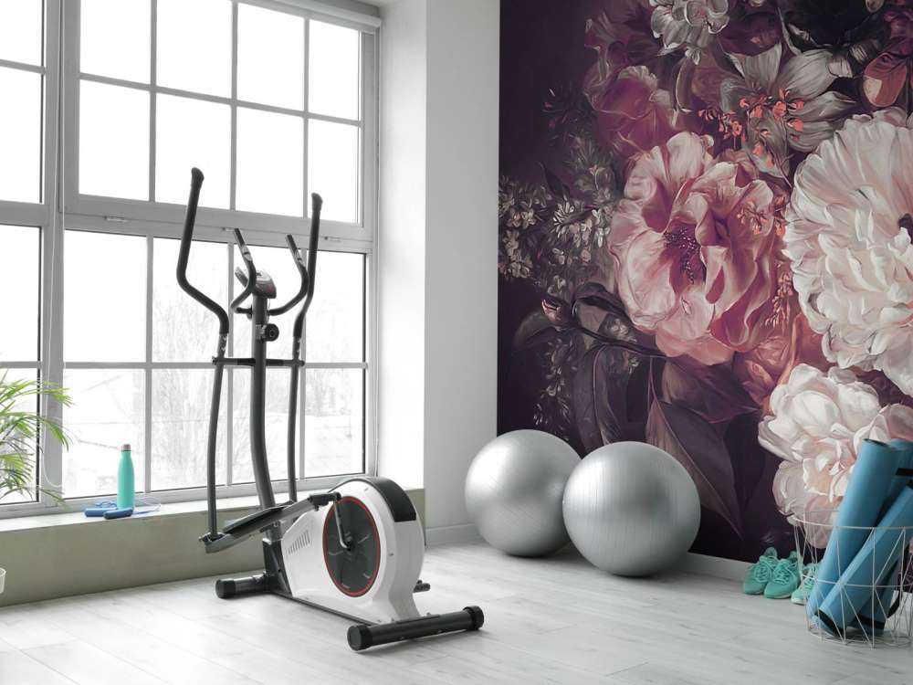 Bouquet with lilac red