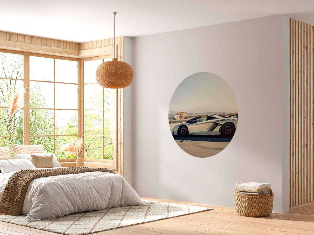 Lamborghini Aventador Roadster in the desert