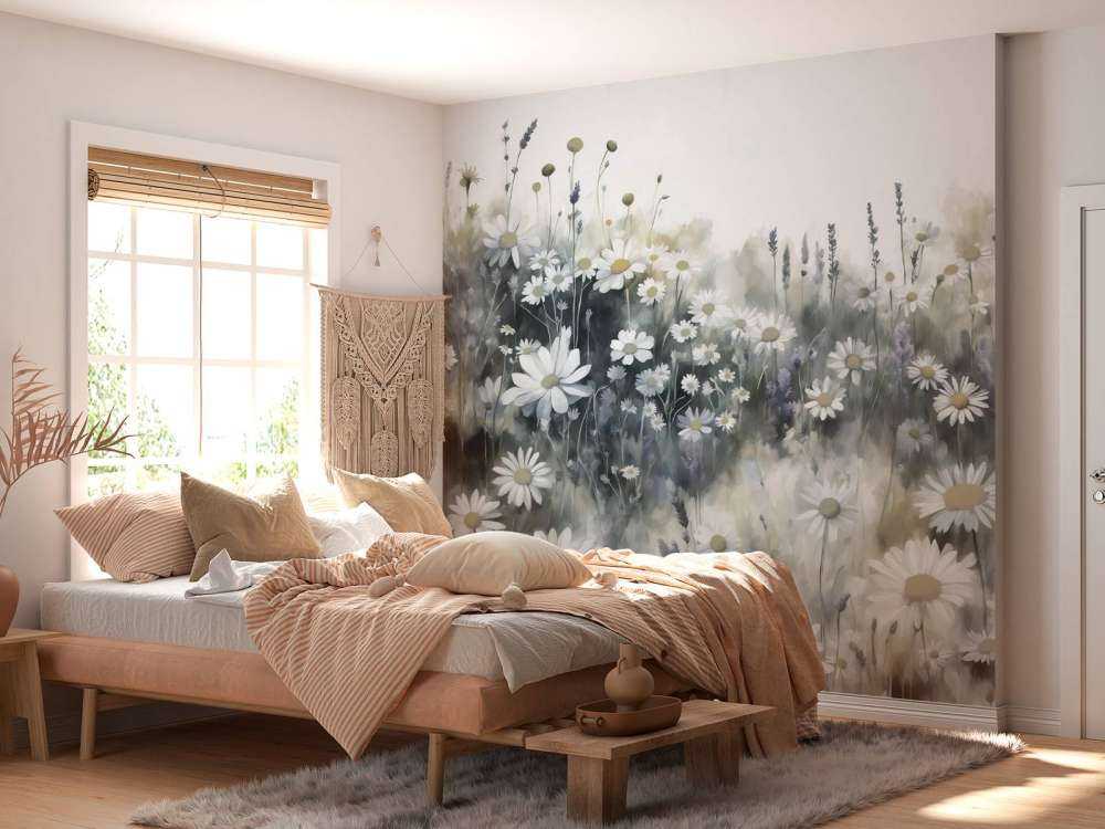 Quiet Daisies Meadow Green