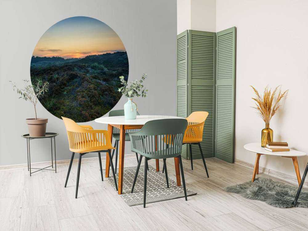 Heuvelachtig heidegebied