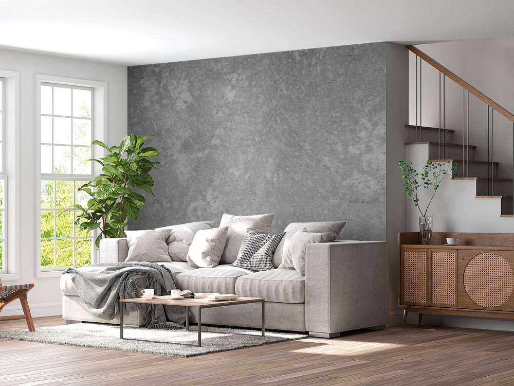 Dark brushed concrete