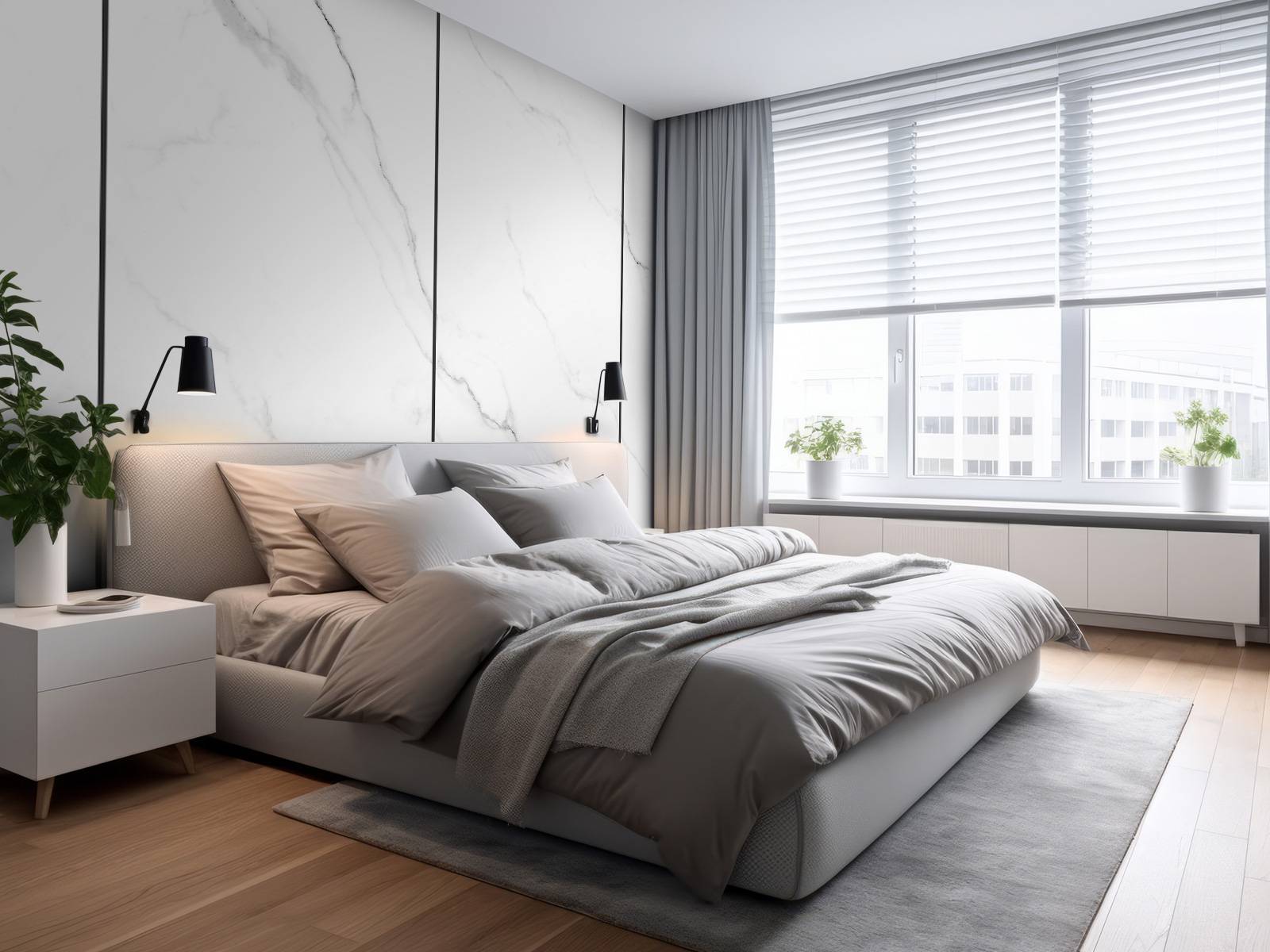 Tiles in white