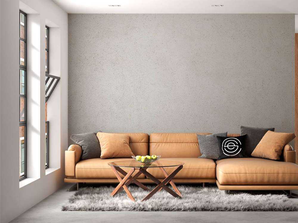 Concrete structure with fine stones