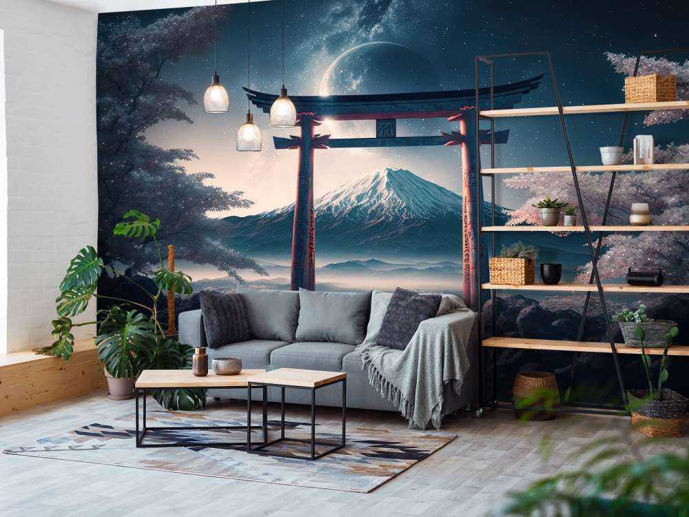 Fuji berg illustratie