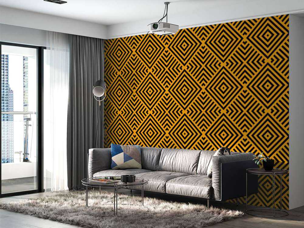 Black and gold Art Deco