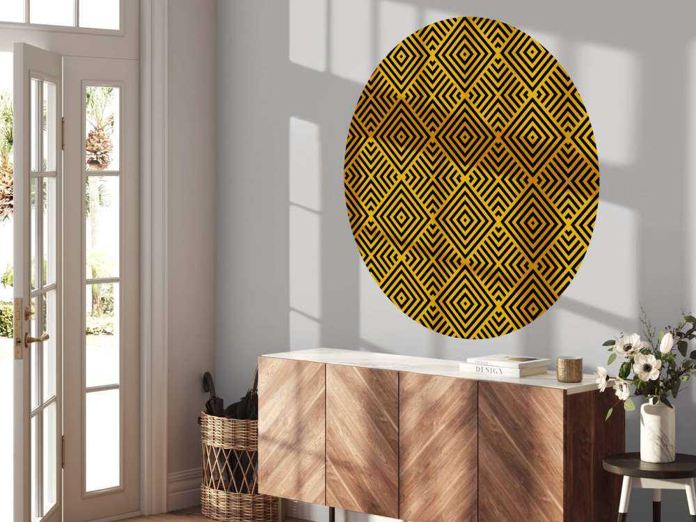 Black and gold Art Deco