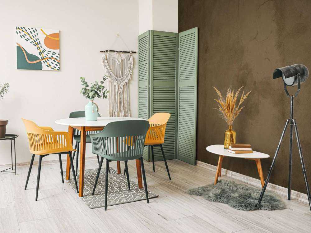 Bister brown concrete