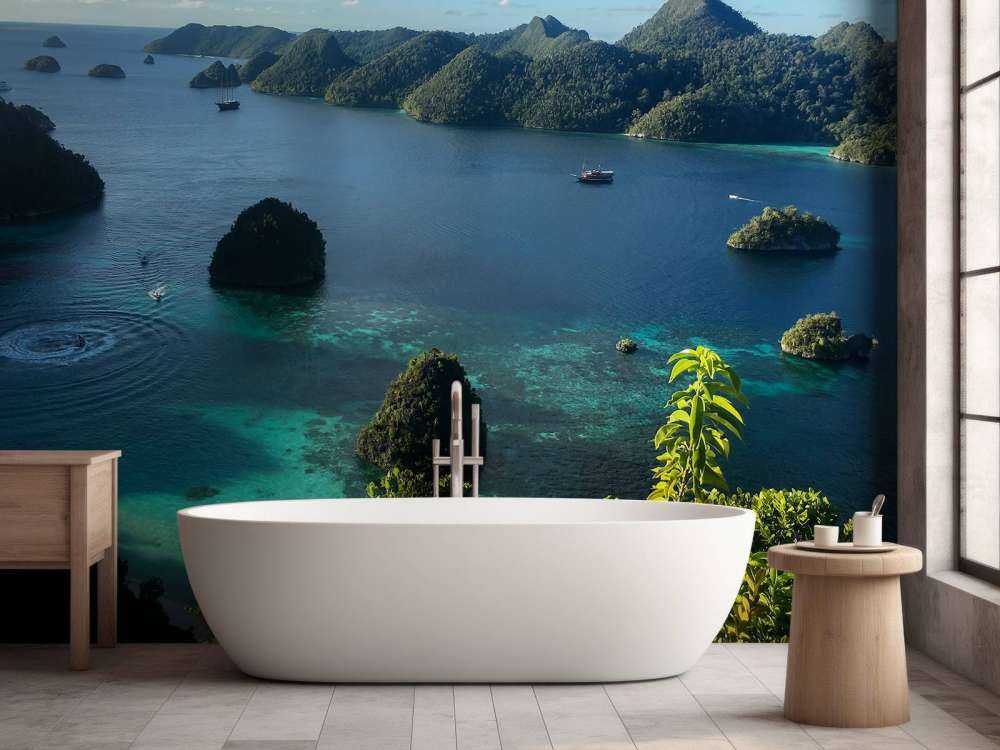 Mooi uitzicht op de zee