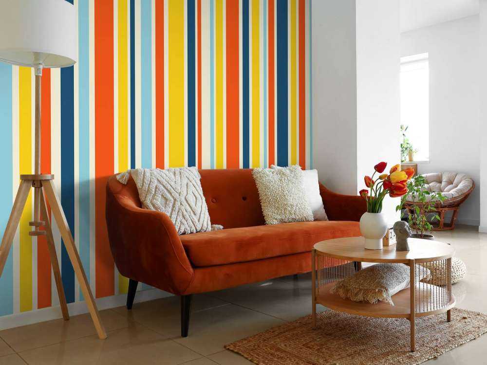 Colored stripes