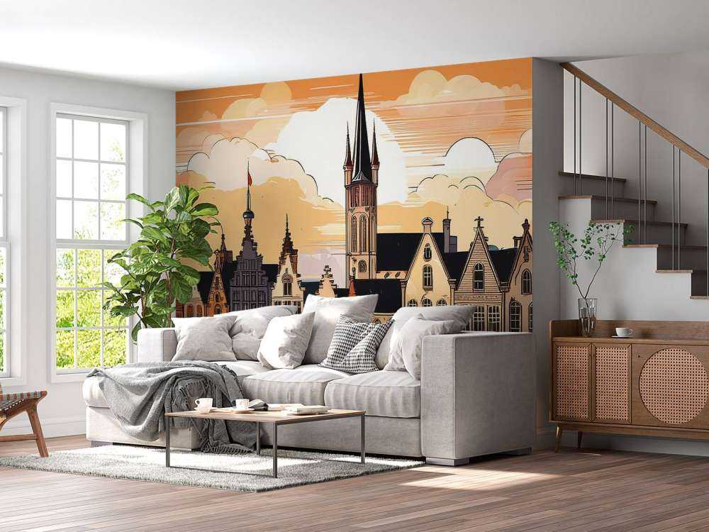 Gent vintage illustratie