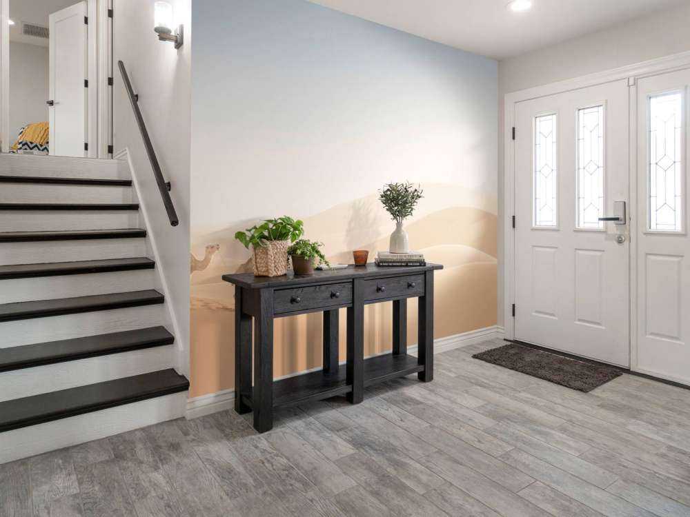 Nomad with his camels