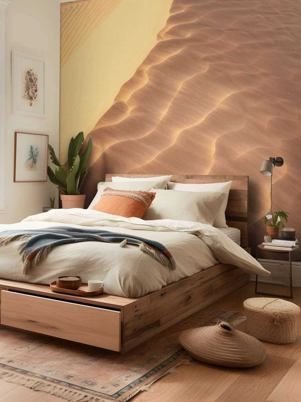 Sand dunes from above