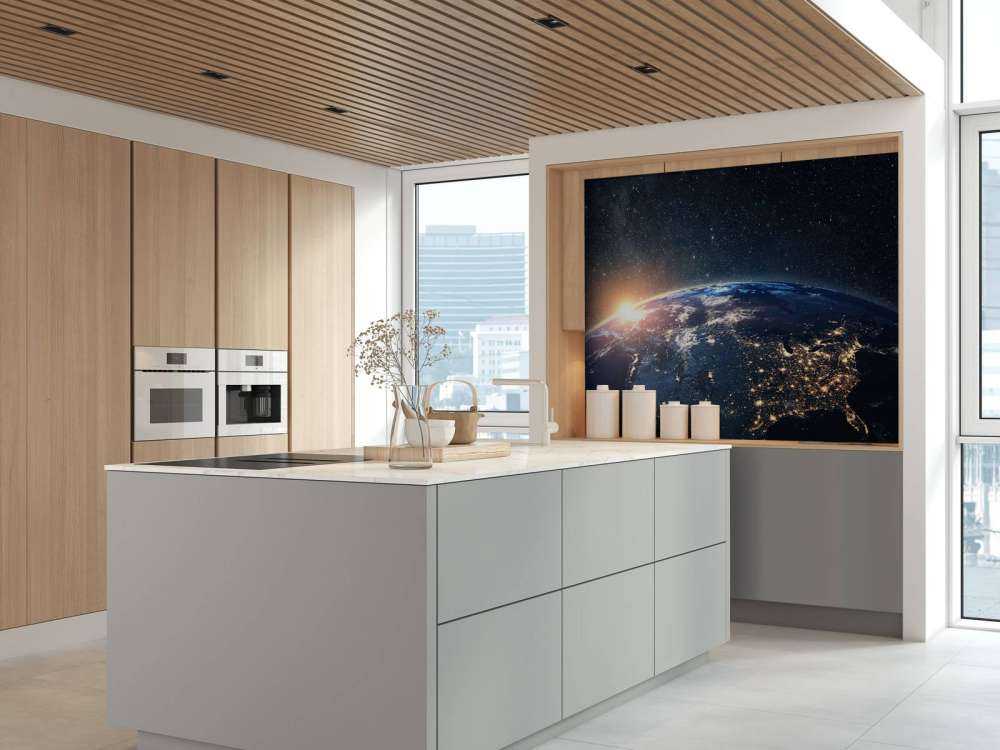 De aarde tijdens de nacht