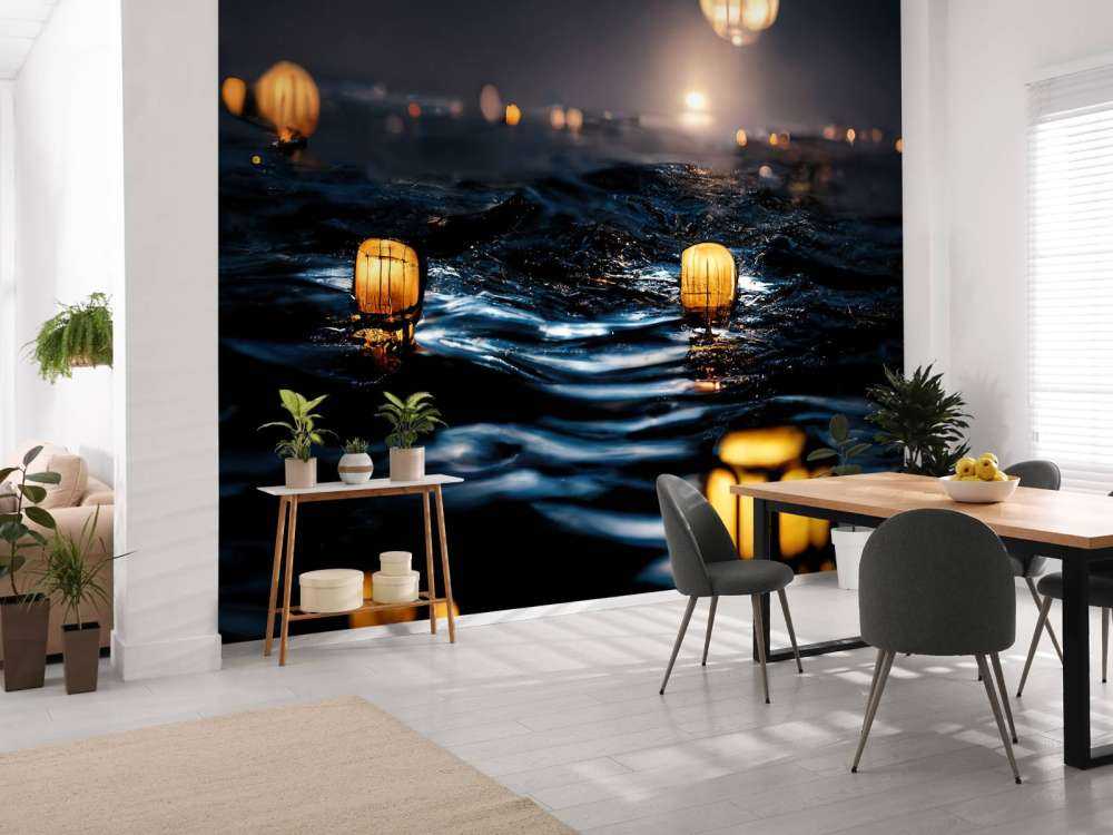 Lanterns over the water