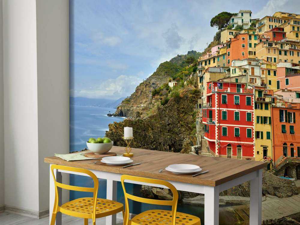 Italian cottages at the coast