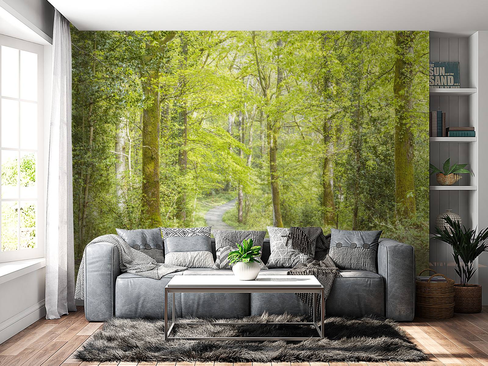 the green forest