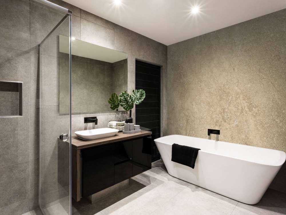 Concrete with a light tint