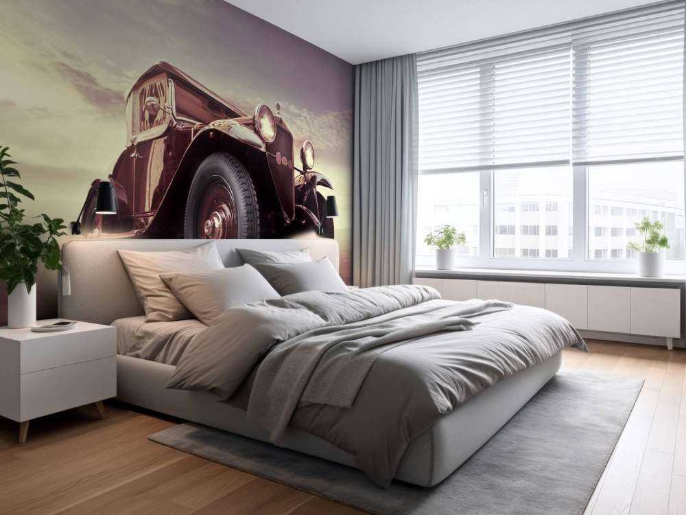 Oldtimer in perspective