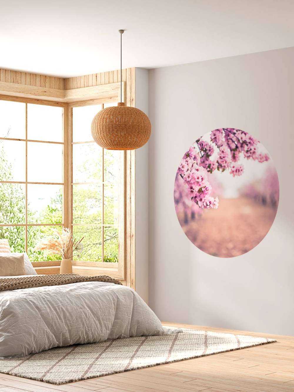 Purple Japanese blossoms