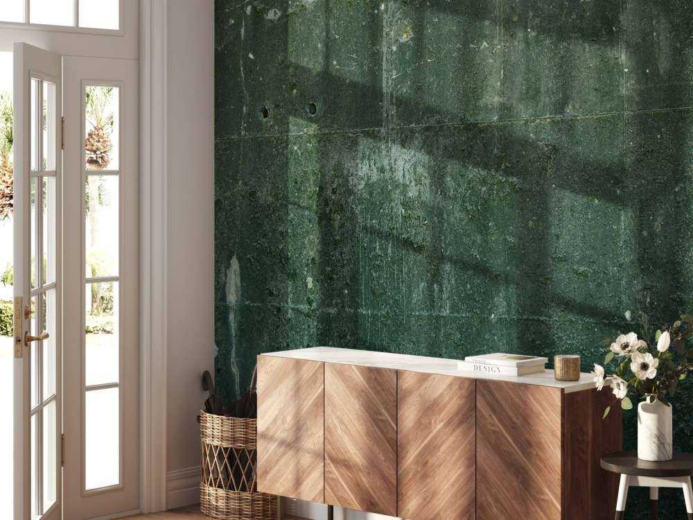 Green concrete look