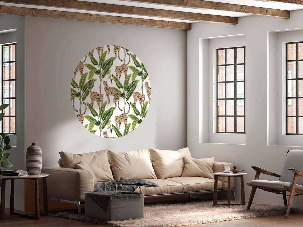 Cheetah between the trees