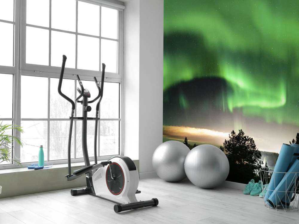 Green Aurora Borealis
