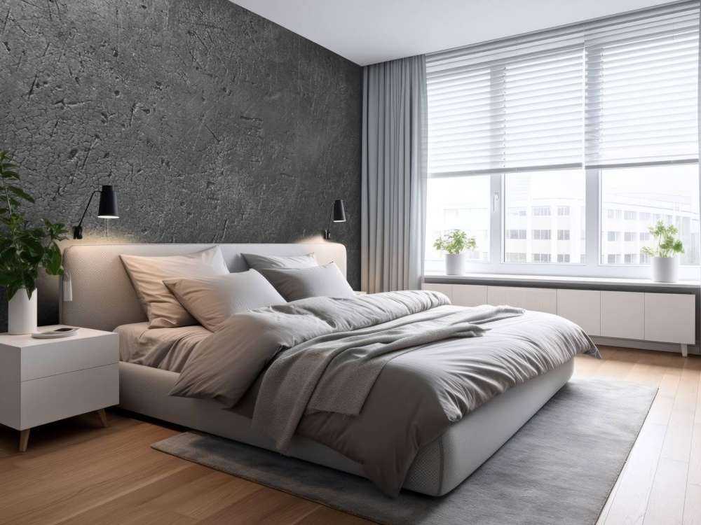 Grey concrete wall