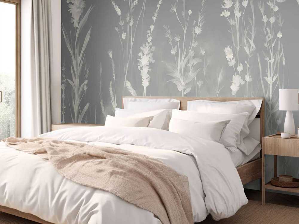 Lavender Glade Seamless Silver Gray