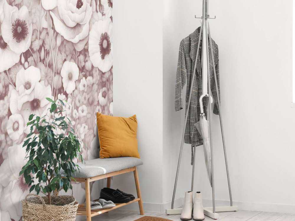 Poppy Tale Monochrome Bordeaux