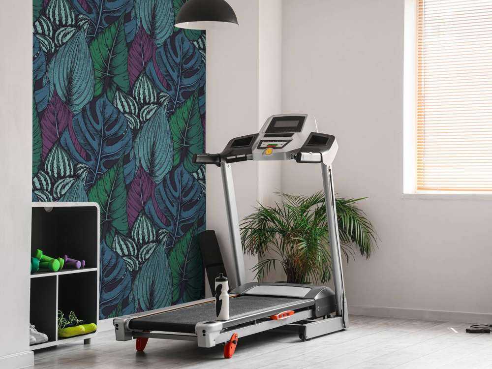 Tropical leaf pattern