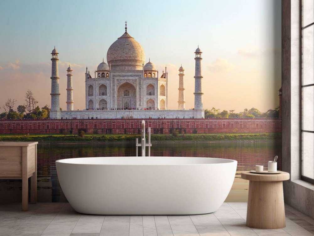 Taj Mahal in the morning