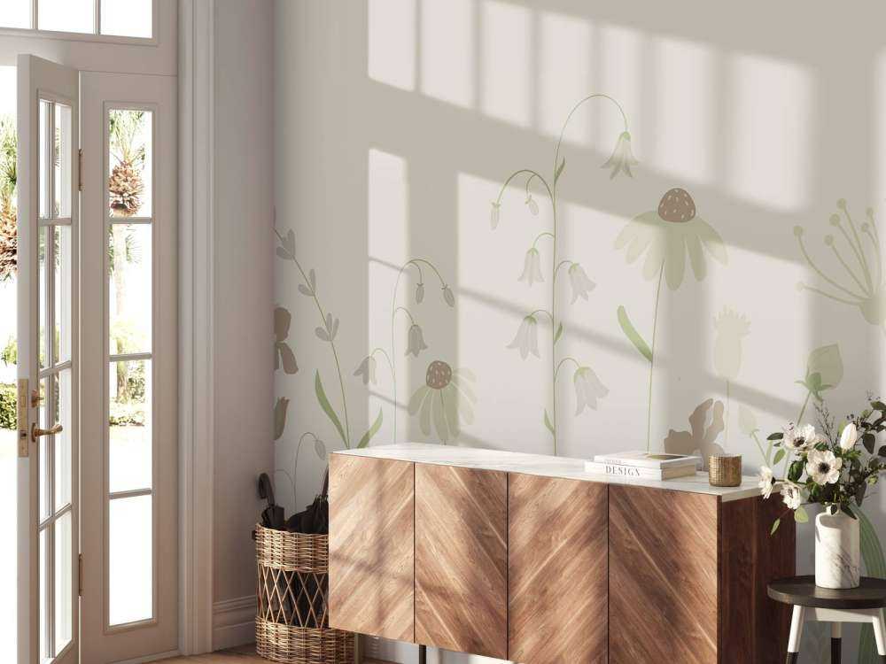 Flower field high sand with old pink