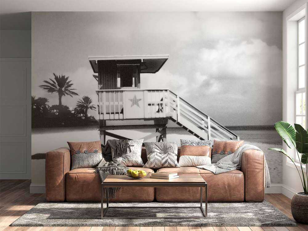 Beach Watch Black & White