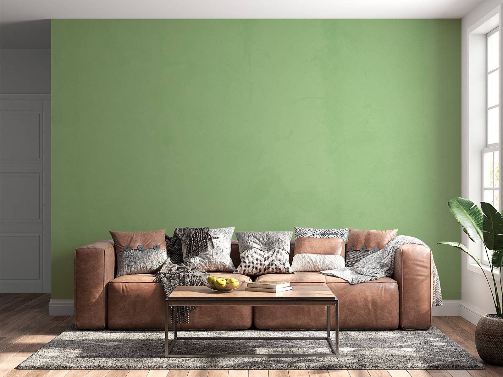 Sage green concrete