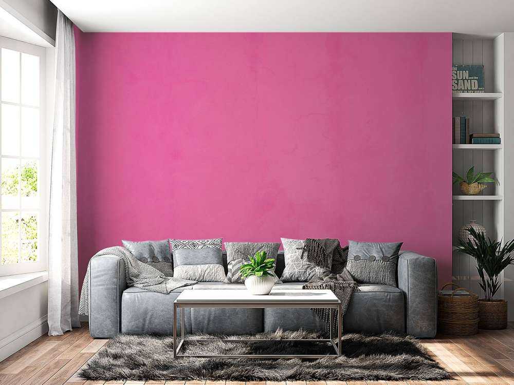 Fuchsia pink concrete